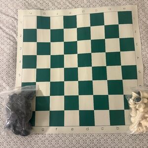Roll up travel chess set 20x20